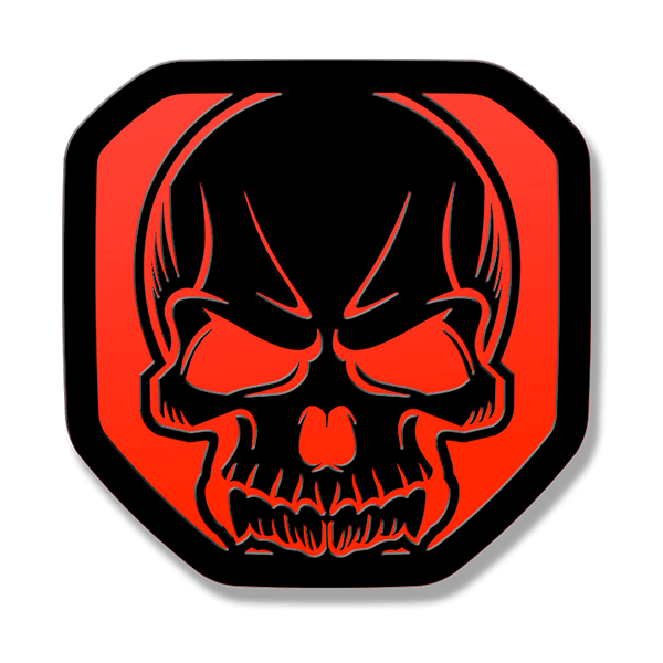 Billet Skull Head Tailgate Emblem 2019-up Ram 1500